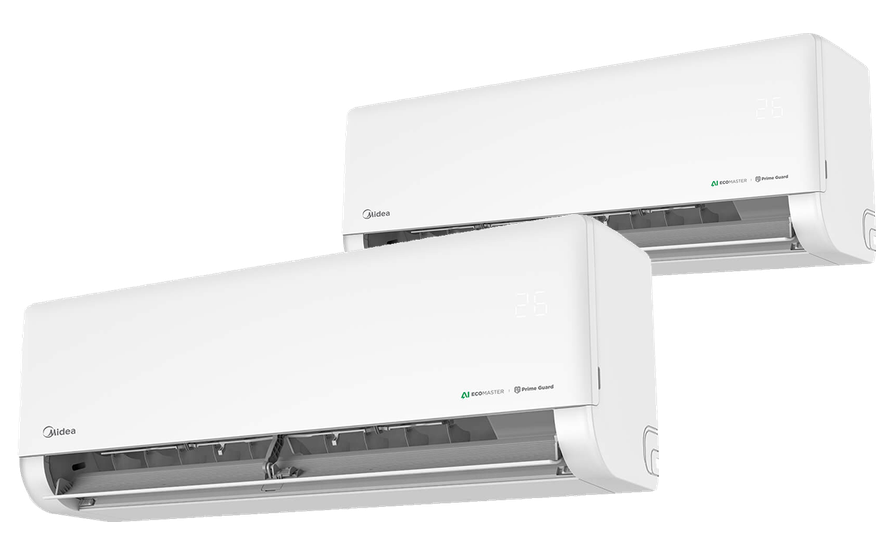Kaks valget Midea Solstice EZ siseosa