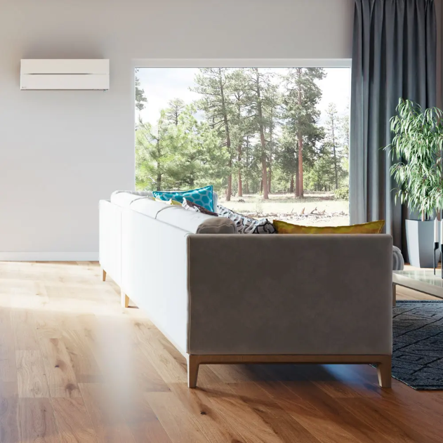 Внутренний блок Mitsubishi Electric LN натурального белого цвета